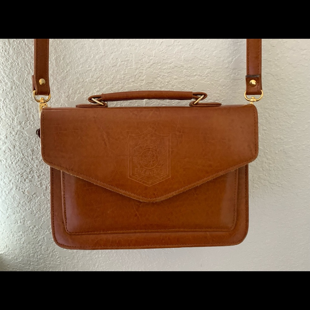 Brown Leather Crossbody